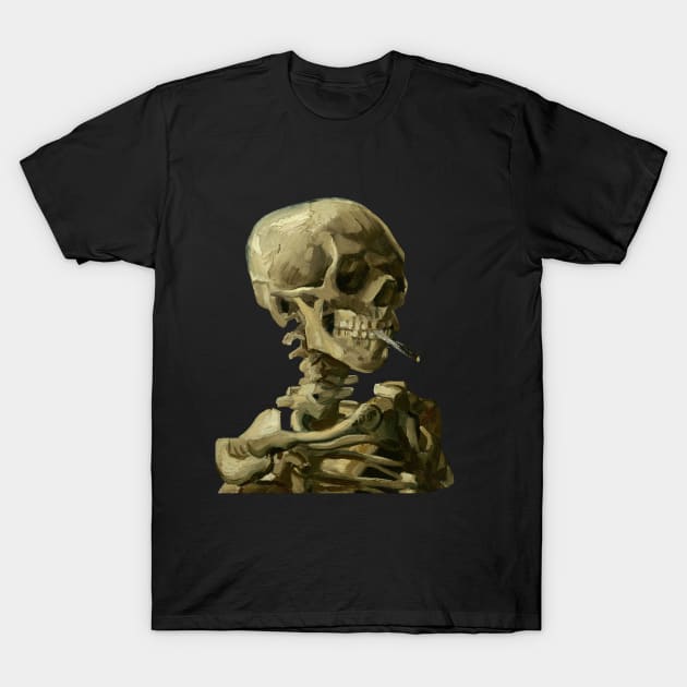 Van Gogh Skeleton T-Shirt by isstgeschichte